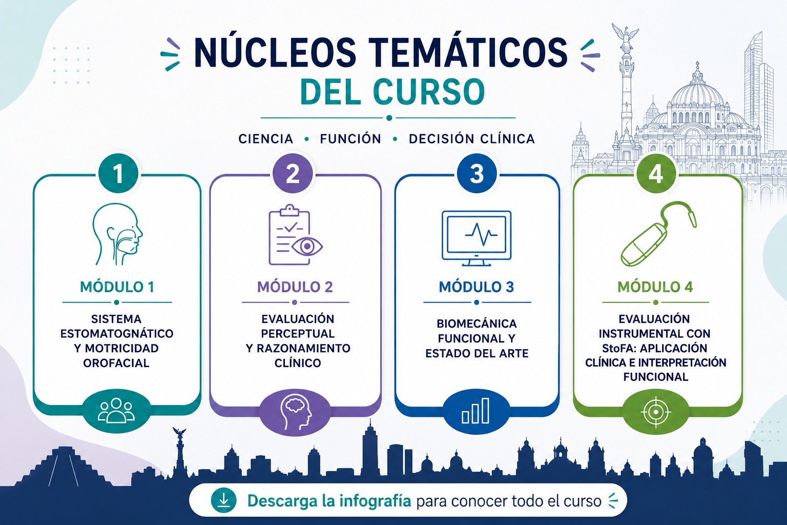 Núcleos temáticos del curso